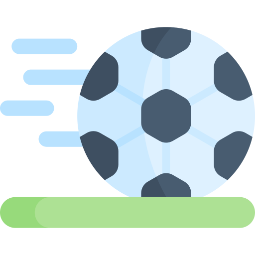 fútbol americano Kawaii Flat icono