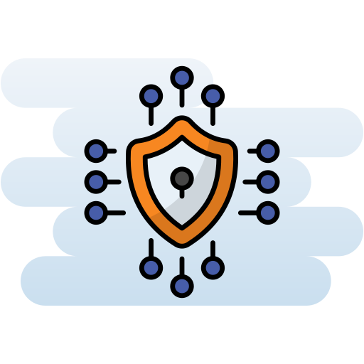 Cyber security Generic Rounded Shapes icon