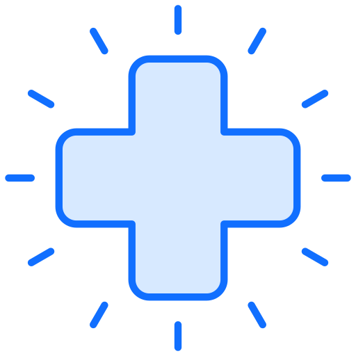 rehabilitation Generic Blue icon