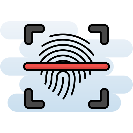 fingerabdruck Generic Rounded Shapes icon