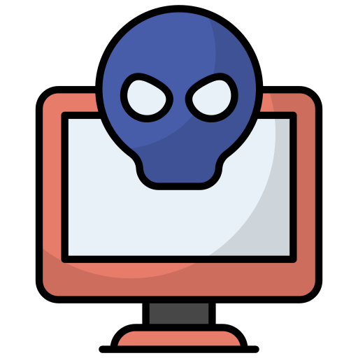 cyber crime Generic Outline Color icono
