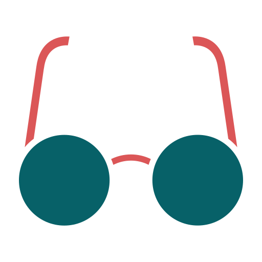 des lunettes Generic Flat Icône