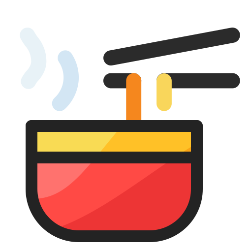 Noodles Generic Outline Color icon