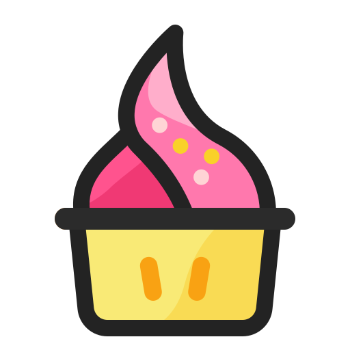 cupcake Generic Outline Color icon