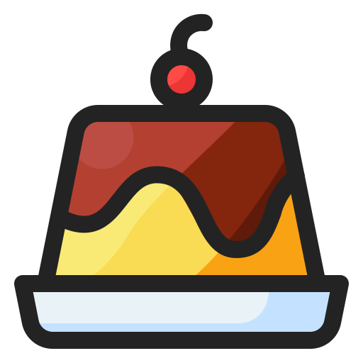 pudding Generic Outline Color ikona