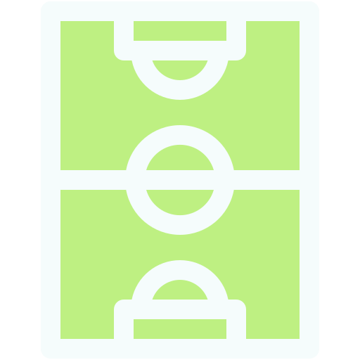 voetbalveld Generic Flat icoon