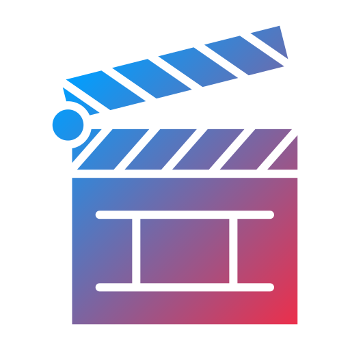 Clapperboard Generic Flat Gradient icon