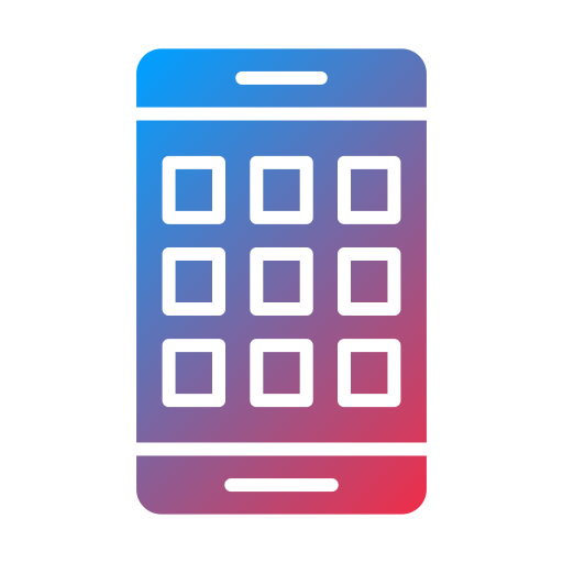 スマートフォン Generic Flat Gradient icon