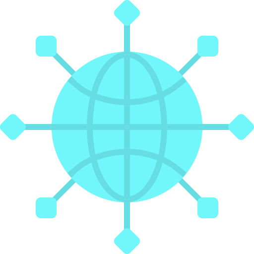 wereldwijde verbinding Generic Flat icoon