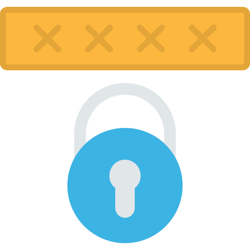 kod bezpieczeństwa Generic Flat ikona