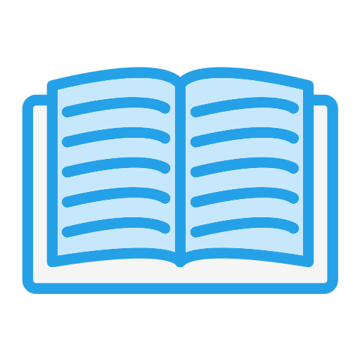 boek Generic Blue icoon