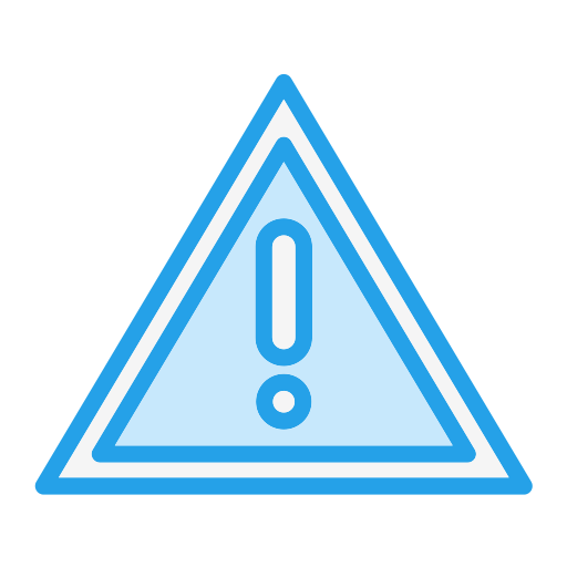 Danger Generic Blue icon