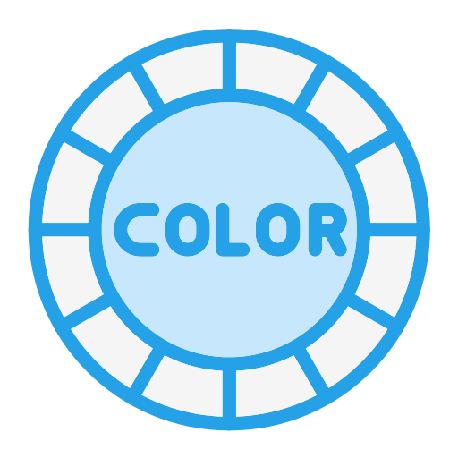 ruota dei colori Generic Blue icona