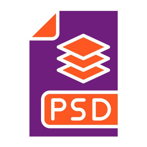 PSD File Generic Flat icon