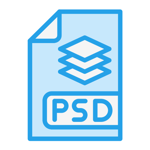 psdファイル Generic Blue icon