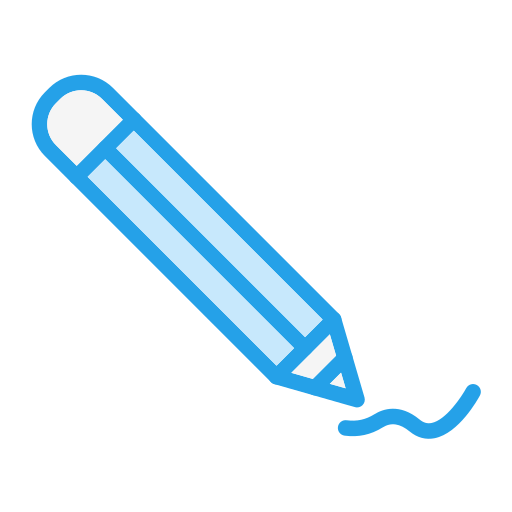 연필 도구 Generic Blue icon