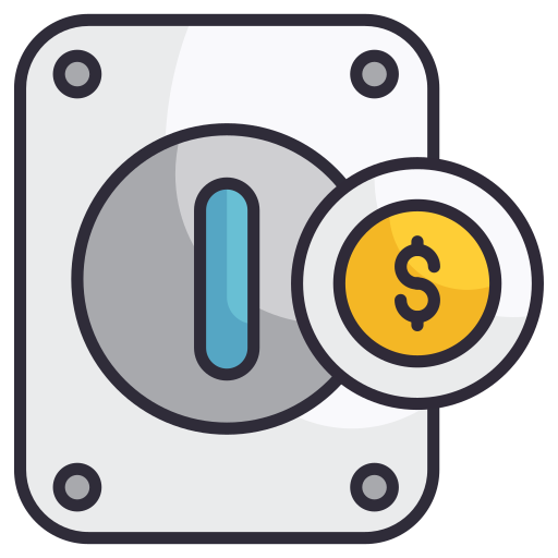 münzautomat Generic Outline Color icon