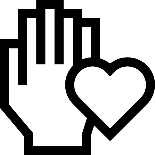 手 Basic Straight Lineal icon