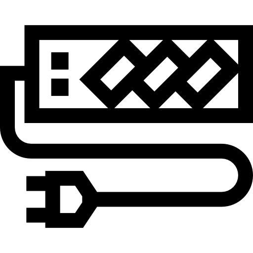 stopcontact Basic Straight Lineal icoon