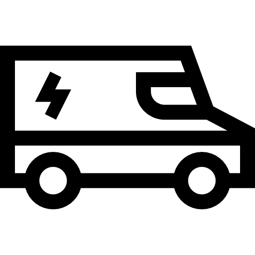 ciężarówka Basic Straight Lineal ikona