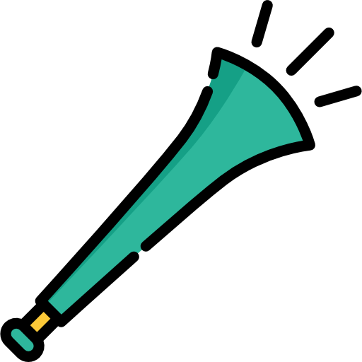 vuvuzela Special Lineal color icono
