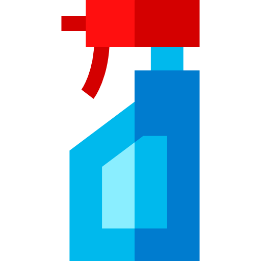 botella de spray Basic Straight Flat icono