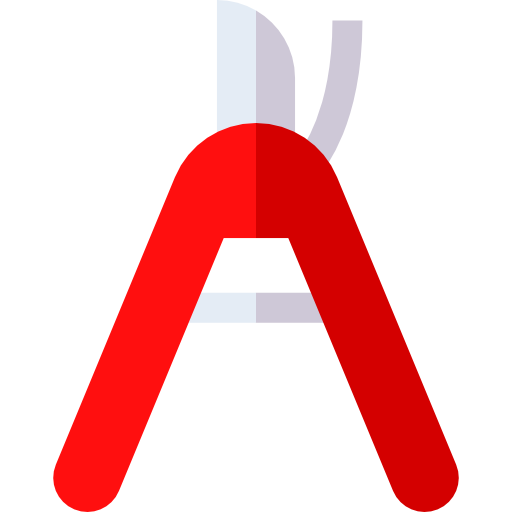astschere Basic Straight Flat icon