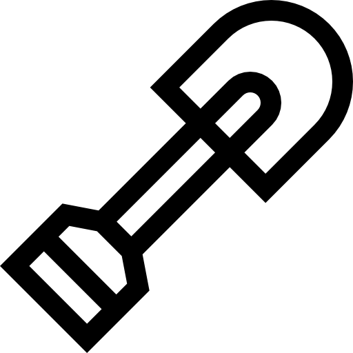 pala Basic Straight Lineal icono