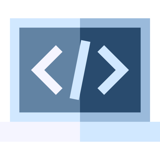 programmierung Basic Straight Flat icon