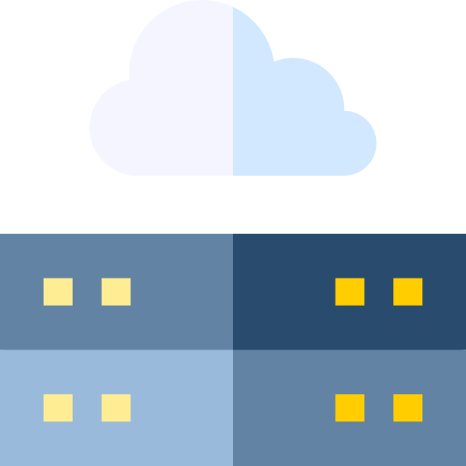 servidor Basic Straight Flat icono