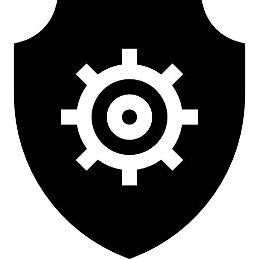 antivirus Basic Straight Filled icono