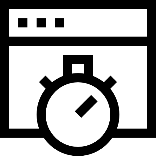 クロノメーター Basic Straight Lineal icon