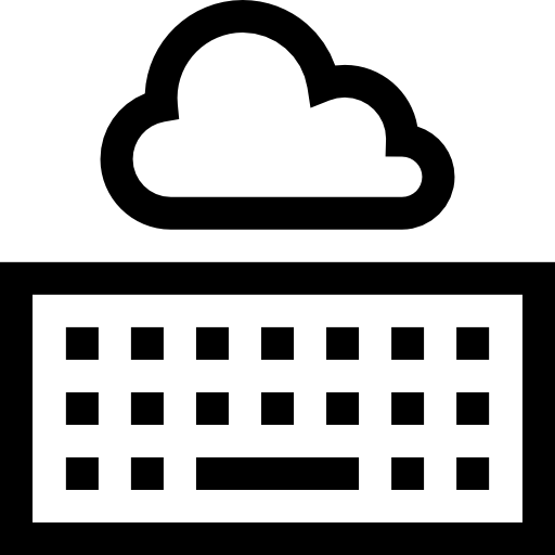 キーボード Basic Straight Lineal icon