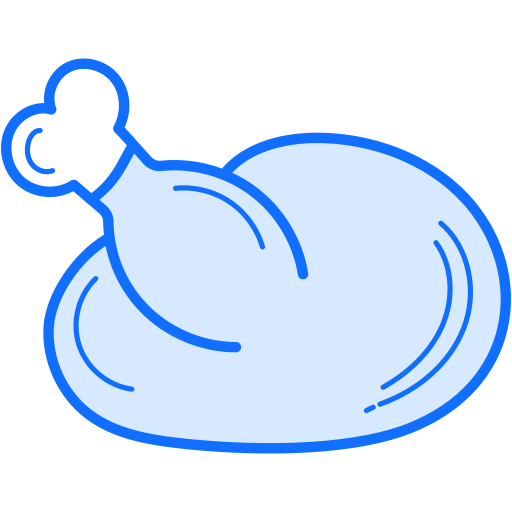 치킨 Generic Blue icon