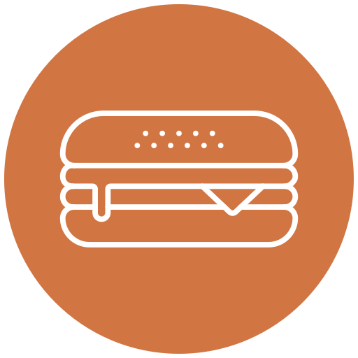 burger au fromage Generic Flat Icône