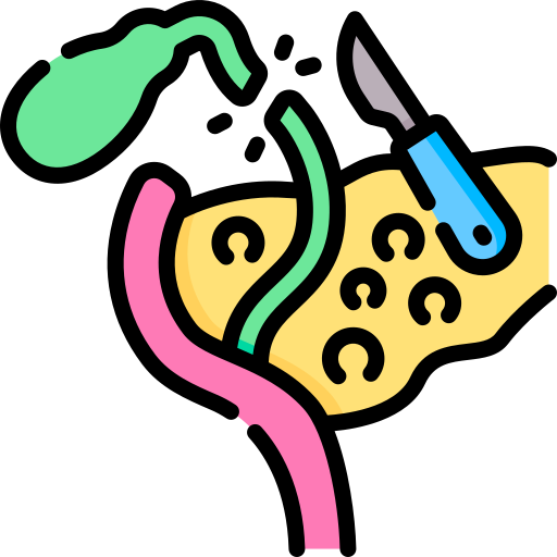 colecistectomía Special Lineal color icono