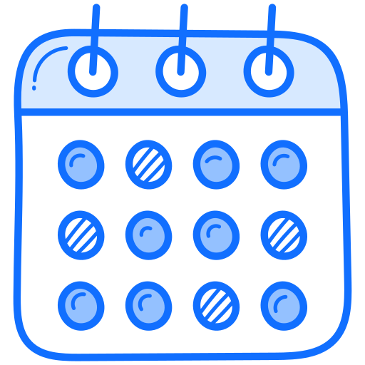 Timetable Generic Blue icon
