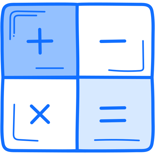 mathématiques Generic Blue Icône