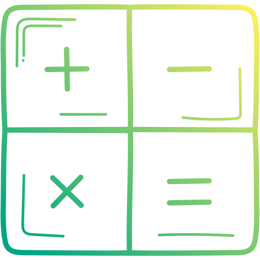 matematyka Generic Gradient ikona