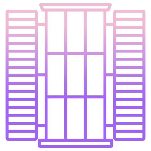 Window Generic gradient outline icon