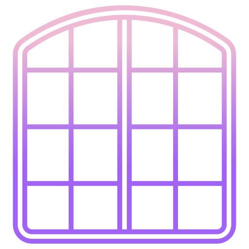 ventana Generic gradient outline icono