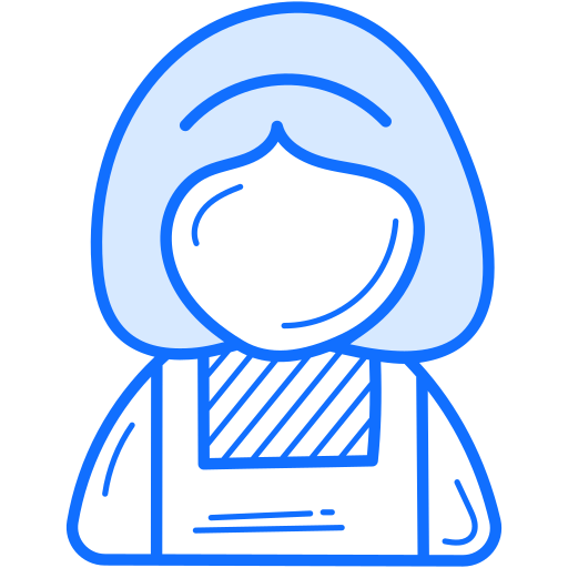 housekeeper Generic Blue icon