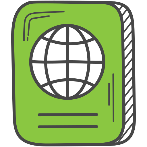Заграничный пасспорт Generic Fill & Lineal иконка