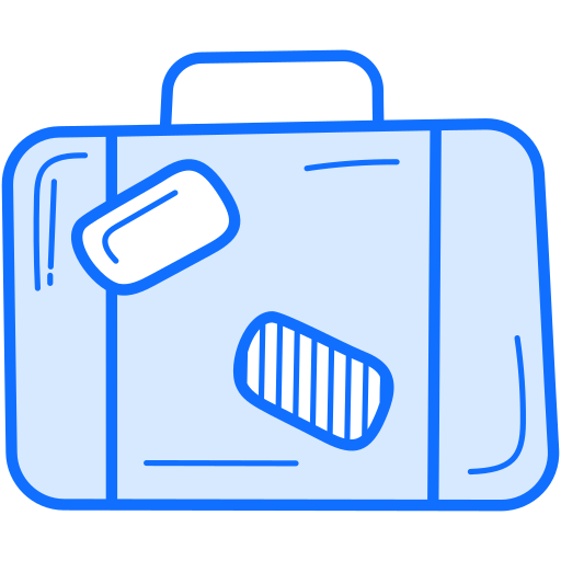 bagage Generic Blue Icône