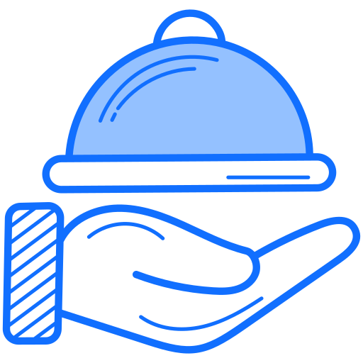 Food service Generic Blue icon