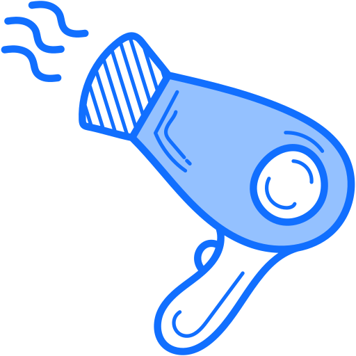 Hair dryer Generic Blue icon
