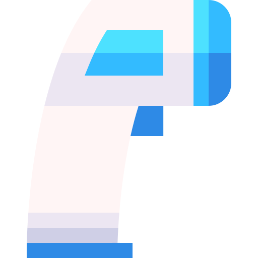 thermometerpistole Basic Straight Flat icon