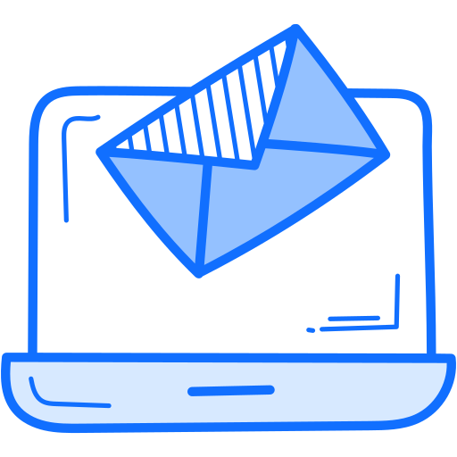 e-mail Generic Blue icona