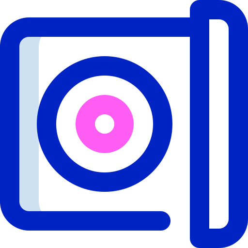 disco compacto Super Basic Orbit Color icono