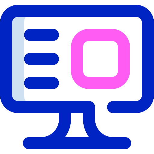 computer Super Basic Orbit Color icoon